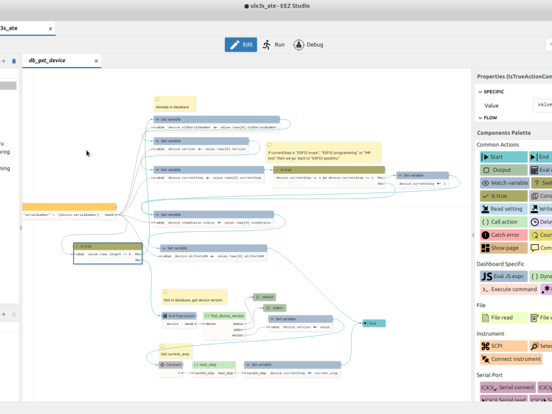 Production testing automation for ULX3S